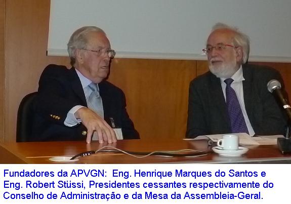 Eng. Marques dos Santos e Eng. Robert Stussi.